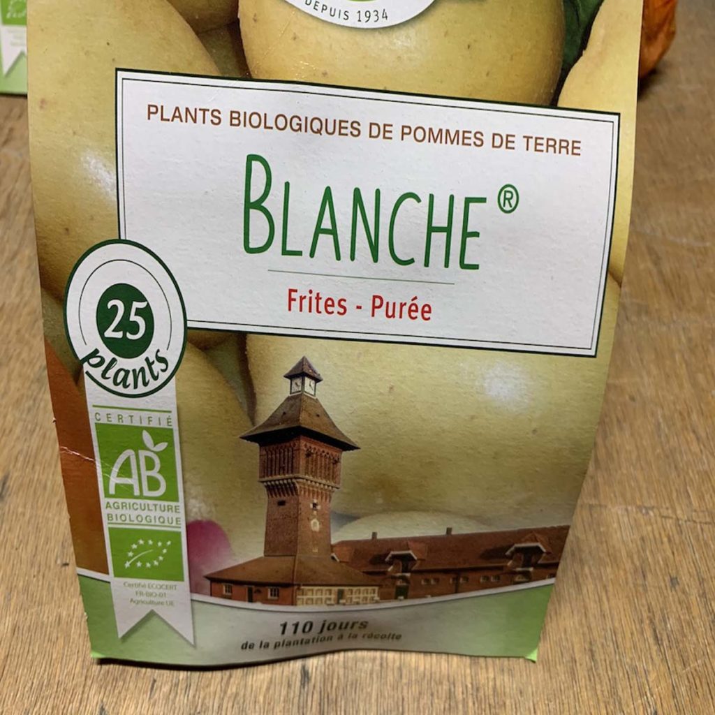 Pomme de terre blanche Bio Les Jardins d